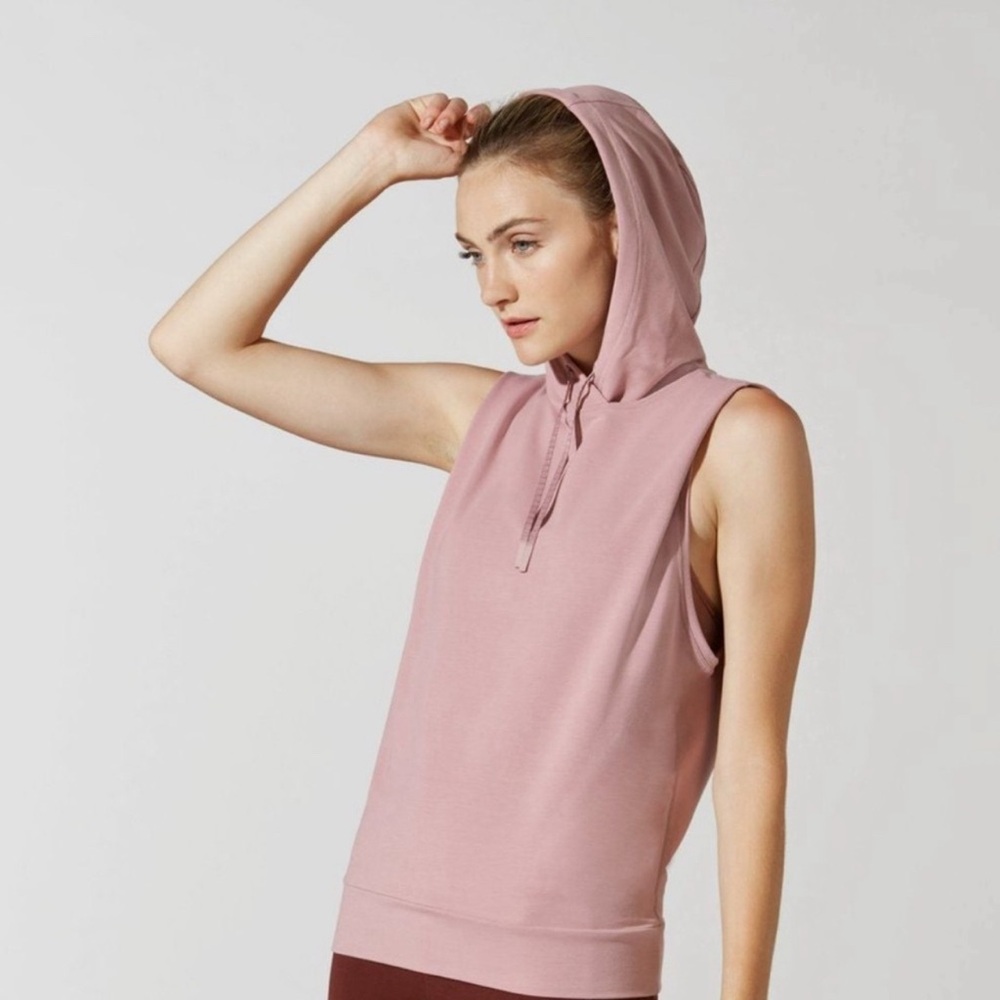 Barry’s Bootcamp X Lululemon Sleeveless Hoodie - size 12 - Picture 2 of 8
